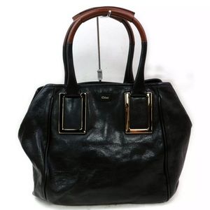 Chloe black leather